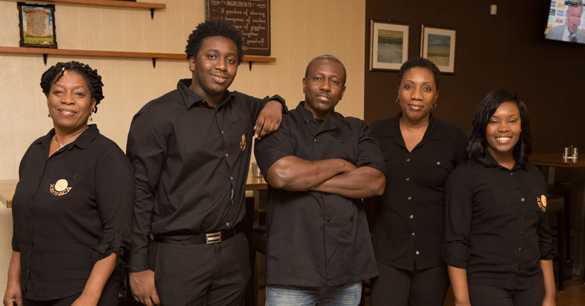 The proud owners of Xaymaca Restaurant – A Jamaican family bringing authentic island flavors to Brampton with Good Custemer Service