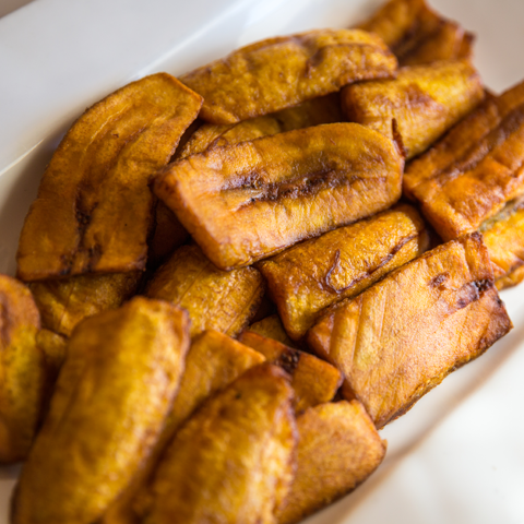 Golden fried plantain slices – thumbnail view